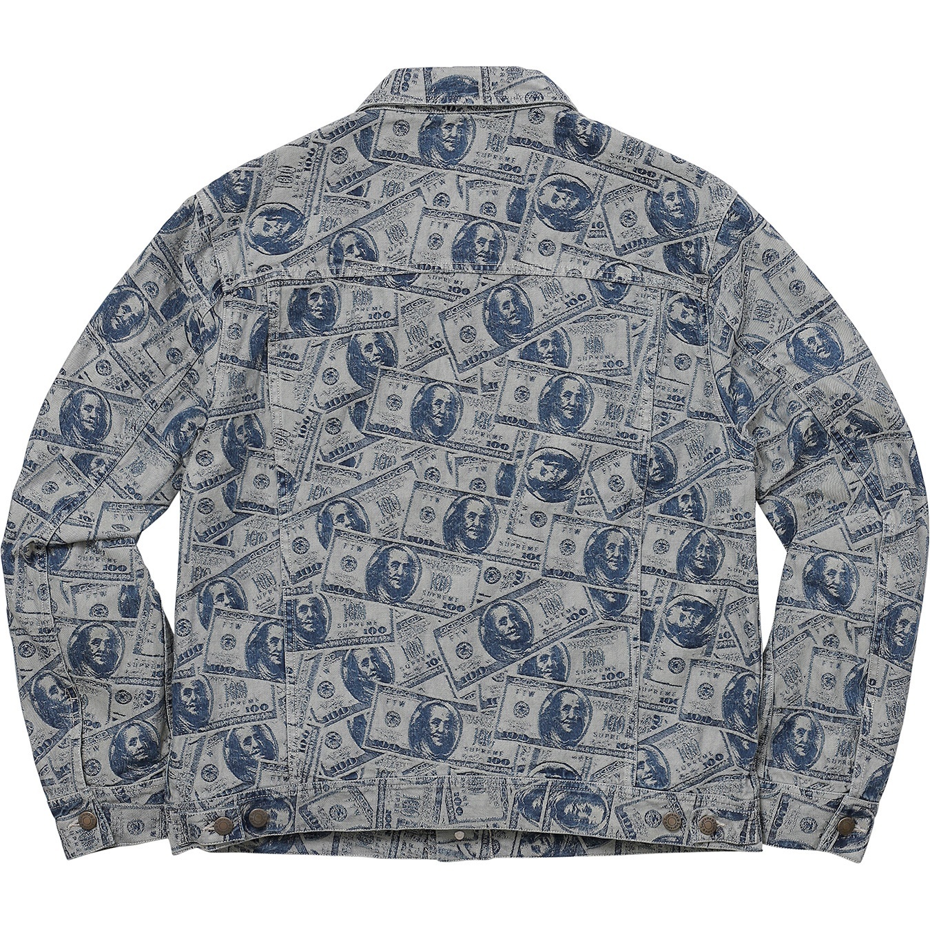 100 Dollar Bill Trucker Jacket view 9